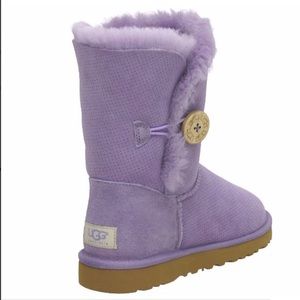 Ugg Australia Purple Bailey Button Boots
